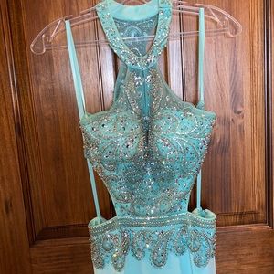 Formal Prom Dress- Beautiful beaded details
